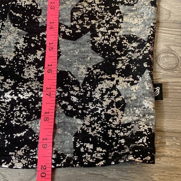 NWOT Terez Foil Star-Print Cropped Pullover Sweater sz XS - Picture 7 of 10